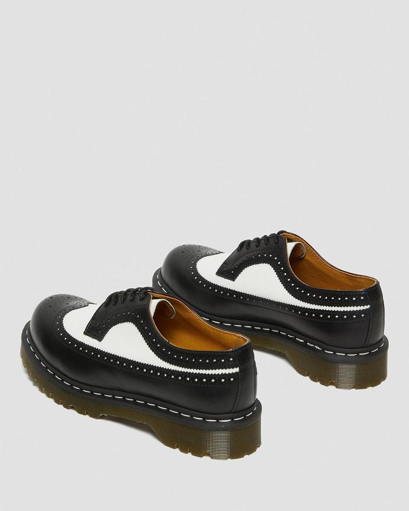 Dr Martens 3989 Bex Smooth Leren Brogue Oxford Schoenen Heren Zwart | NL 204JPQ